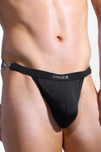 Luster Metal Accent G-String Swim Thong